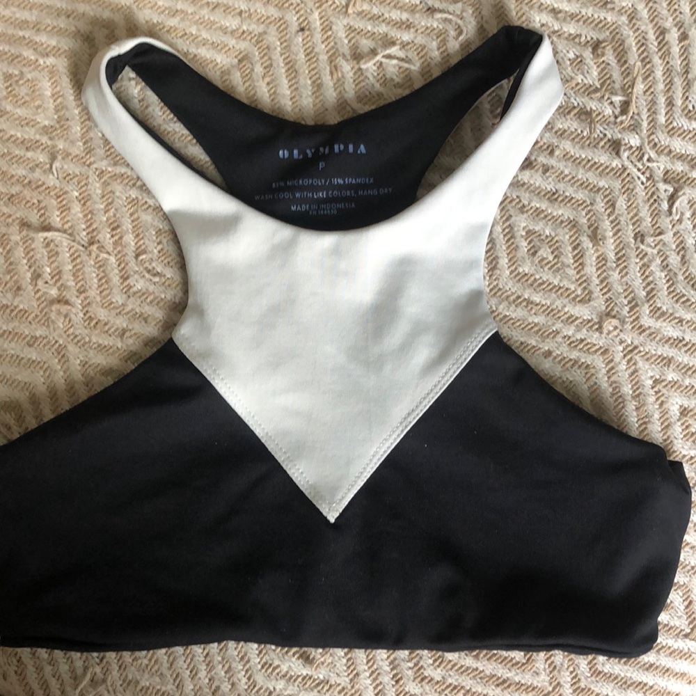 Olympia cut out sports bra